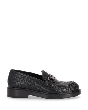 LA ROSE Trendy Moccasin Loafers - Black