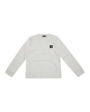 Stone Island T-Shirt With Logo - White