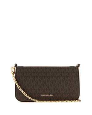 MICHAEL Michael Kors Mini Canvas Bryant Shoulder Handbag - Gray