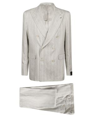 Tagliatore Tailored Linen-Blend Jacket For - Gray