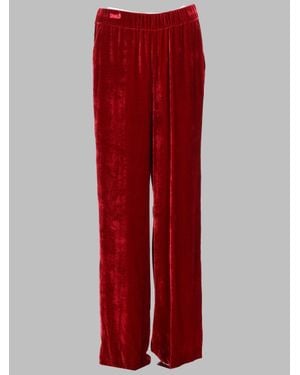 P.A.R.O.S.H. P. A.R. O.S. H. Artistic Print Pants For - Red