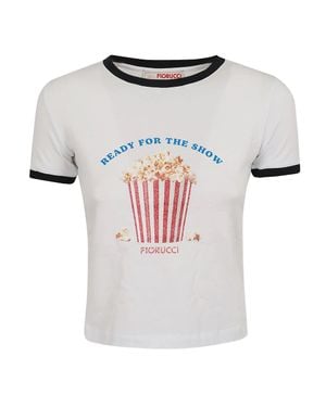 Fiorucci Baby T-Shirt Popcorn - White