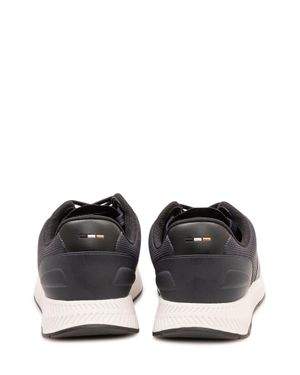 BOSS Titanium Sneakers With Innovative Inserts - Black
