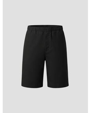 Rier Classic Cotton Mini Shorts - Black