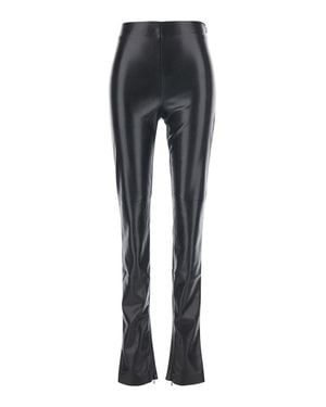 ANDAMANE Tech Fabric Slim-Fit Zip Leggings For - Gray