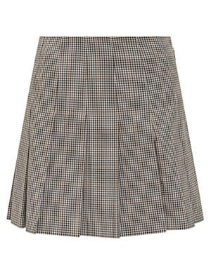 MSGM Plissé Mini Skirt - Gray