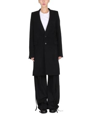 Ann Demeulemeester Celine Coat - Black