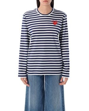 COMME DES GARÇONS PLAY T Shirts And Polos - Blue