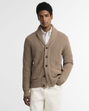Barbour Hartland Knit Mini Cardigan - Natural