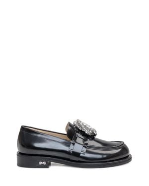 Mach & Mach Elegant Leather Loafers - White
