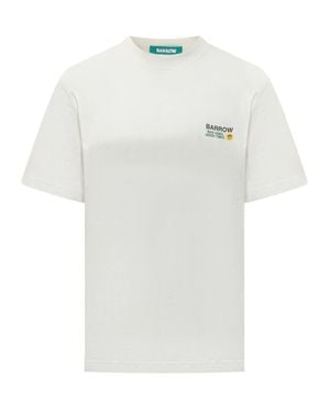 Barrow Good Vibes Graphic T-Shirt - White