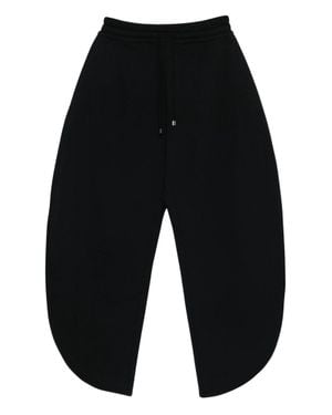 Alaïa Wide-Leg Drawstring Pants - Blue