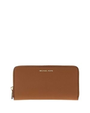 MICHAEL Michael Kors Michael Jet Set Leather Wallet - Brown