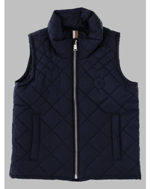 BOSS Boys Polyester Padded Vest - Blue
