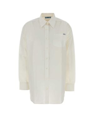Prada Relaxed Solid Shirt - White