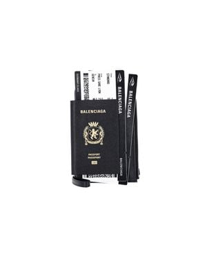 Balenciaga Calf Leather Wallet - Black