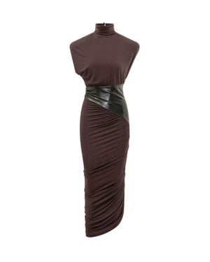 ANDAMANE Ursula-Veg Midi Dress - Purple