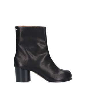 Maison Margiela Tabi Leather Boot - Black