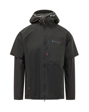 Klättermusen Jacket With Front Zip And Hood - Black