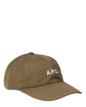 A.P.C. Logo Baseball Hat - Brown