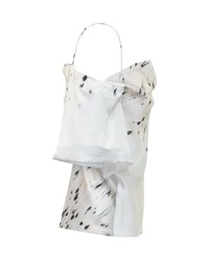 IRO Mini Animal Print Top - White