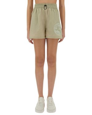 Burberry Nylon Shorts - Green