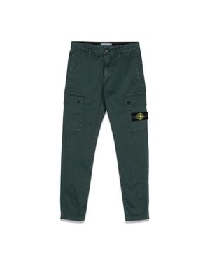 Stone Island Regular Tapered Pants - Green