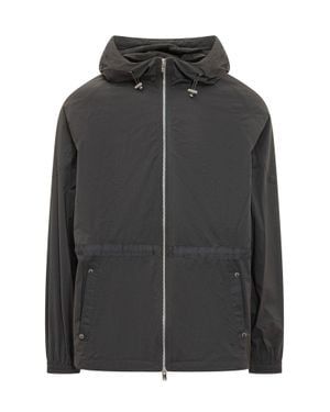 Moose Knuckles Stylish Jacket With Hood And Zipper - Black