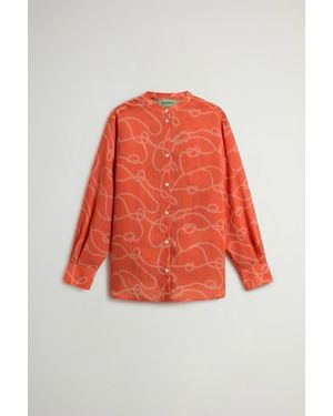 Woolrich Fluid Mini Shirt - Red