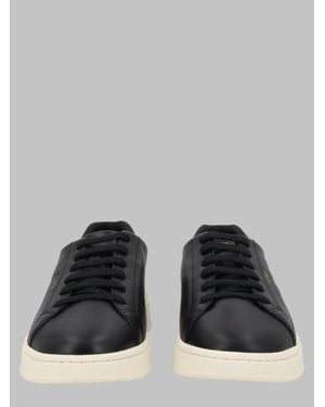 HUGO Leather Sneakers - Black