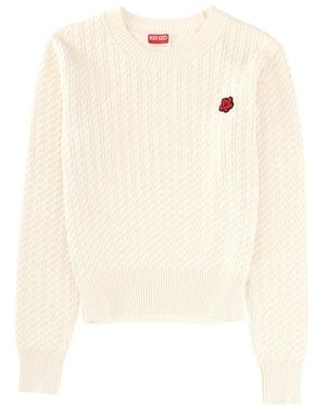 KENZO 'Boke Flower' Sweater - Natural
