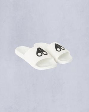 Moose Knuckles Sport Logo Slide Sandals For - Multicolor