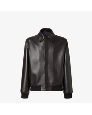Fendi Leather Jackets - Black