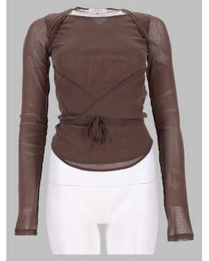 Lemaire 100% Polyamide Top - Brown