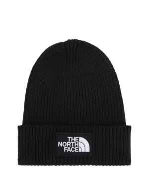 The North Face Kids Tnf Logo Box Cuffed Beanie - Black