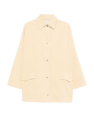 TOTEME Cotton Overshirt Jacket - Natural