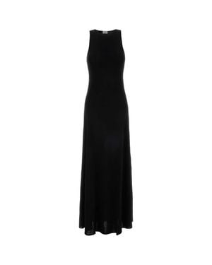 Saint Laurent Viscose Blend Dress - Black