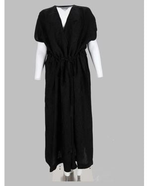 Uma Wang Viscose-Cupro Dress For - Black