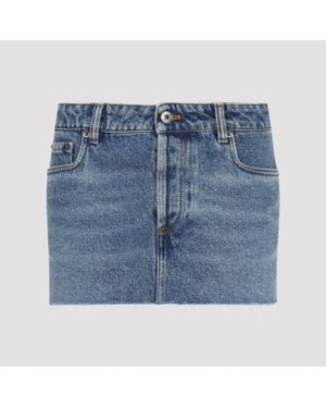 Miu Miu Denim Skirt - Blue