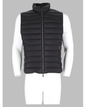 Moorer Quilted Puffer Vest - Black