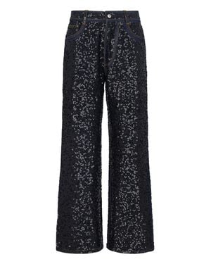 P.A.R.O.S.H. No- Stretch Cotton Denim Jeans - Blue