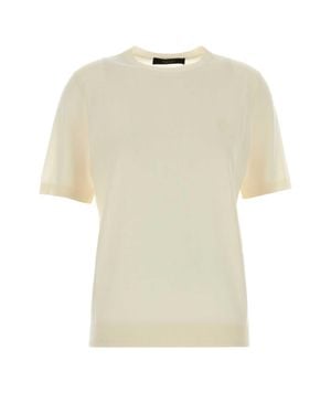 Gucci Off Crew Neck Sweater - Natural