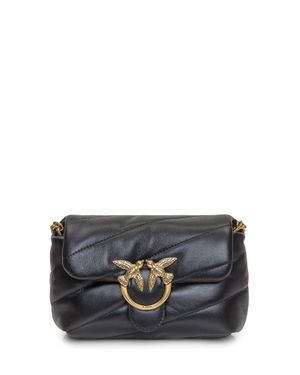 Pinko Love Puff Mini Shoulder Bag - Gray