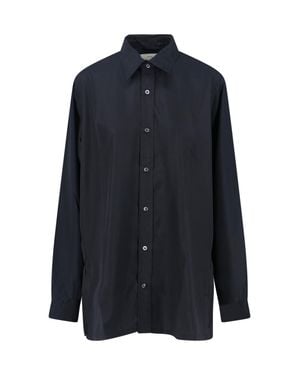 Setchu Long Sleeve Button-Up Shirt - Blue