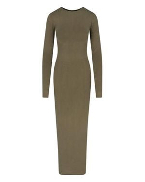Entire studios Military-Inspired Cotton Spandex Dress - Green
