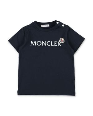 Moncler Boys' Cotton Stretch T-Shirt - Blue