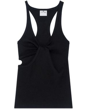 Courreges 90's Mini Tank Top - Black