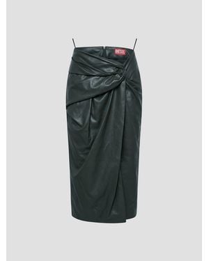DIESEL O-Dasli Mini Skirt - Green