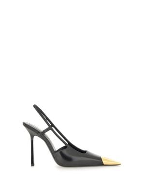 Saint Laurent Décolleté "Jeanne" - White