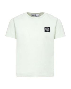 Stone Island T-Shirt With Logo - White